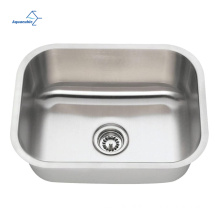 China Supplier Single Bowl Commercial 18-Gauge Undermount Single Bowl Stainless Steel Bar Sink
